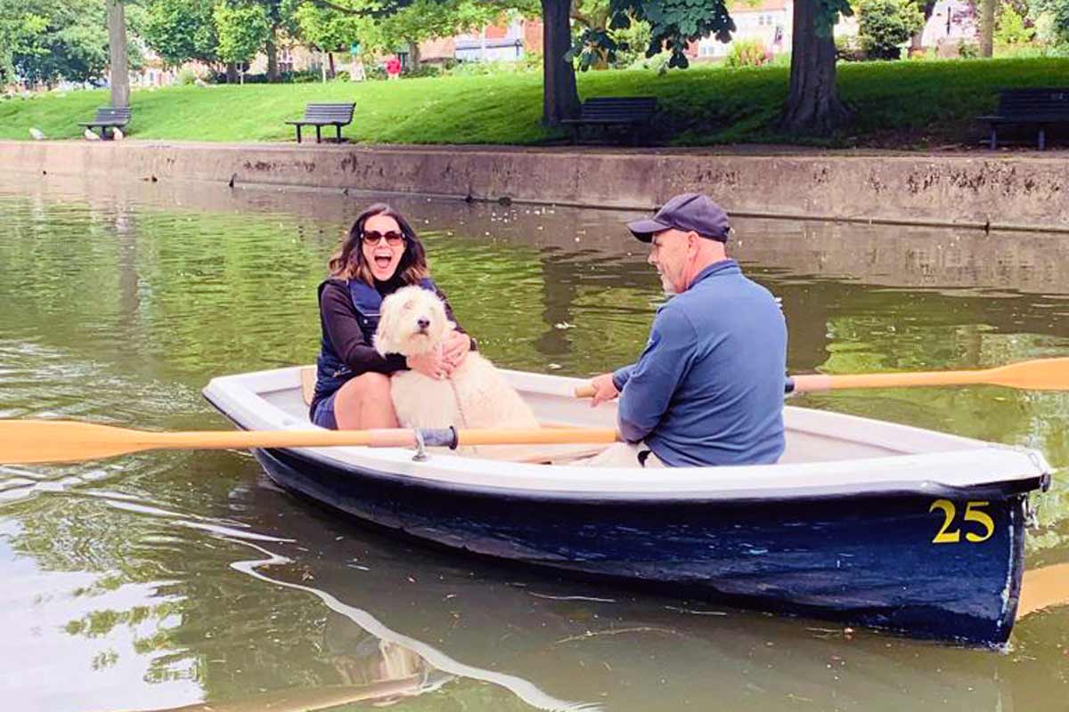 Pets welcome on the Rowing Boats